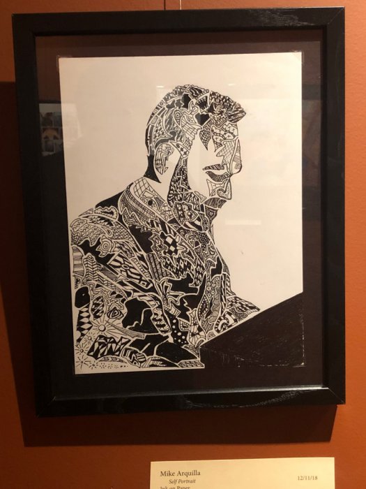 Mike Arquilla's self portait